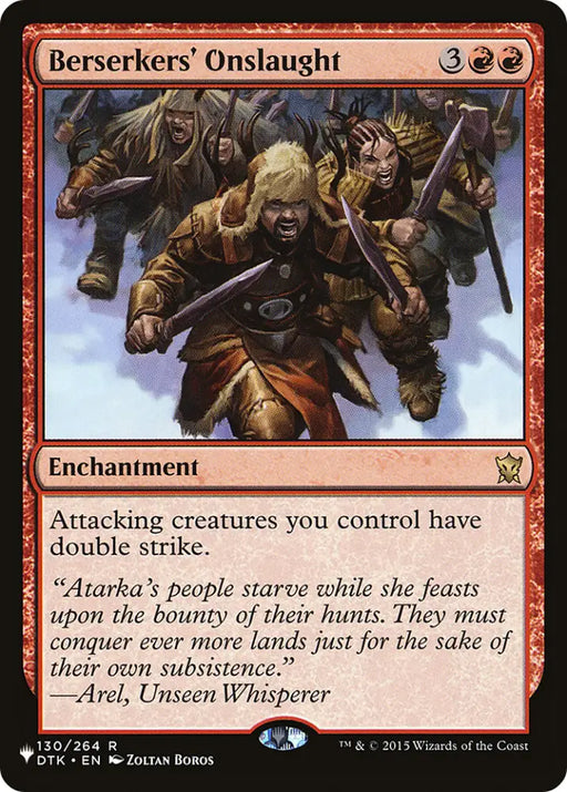 Berserkers’ Onslaught [The List] - MTG Single