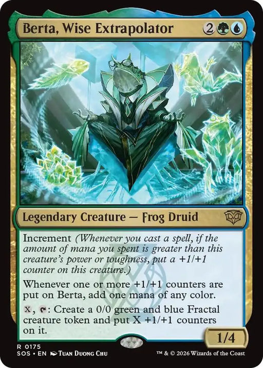 Berta, Wise Extrapolator (175) [Secrets of Strixhaven]