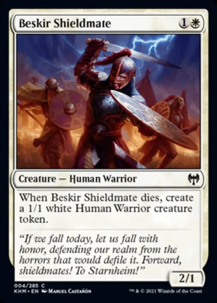 Beskir Shieldmate [Kaldheim] - MTG Single
