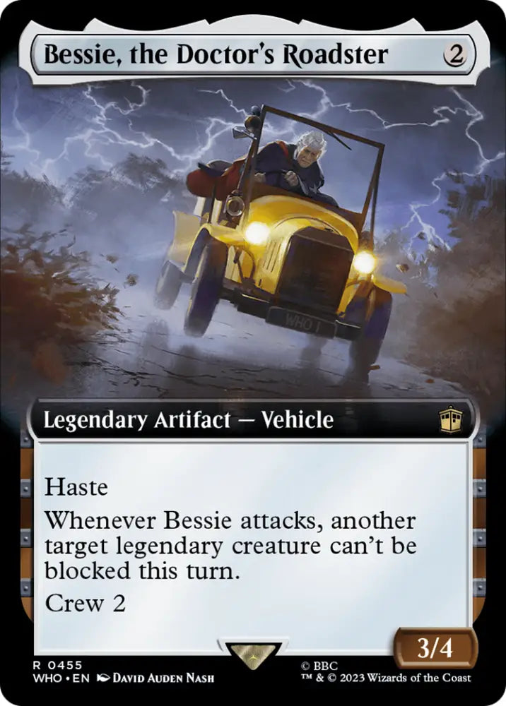 Bessie the Doctor’s Roadster (Extended Art) [Doctor Who] - MTG Single
