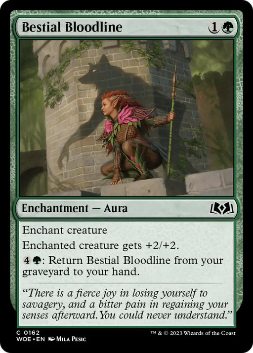 Bestial Bloodline [Wilds of Eldraine] - MTG Single