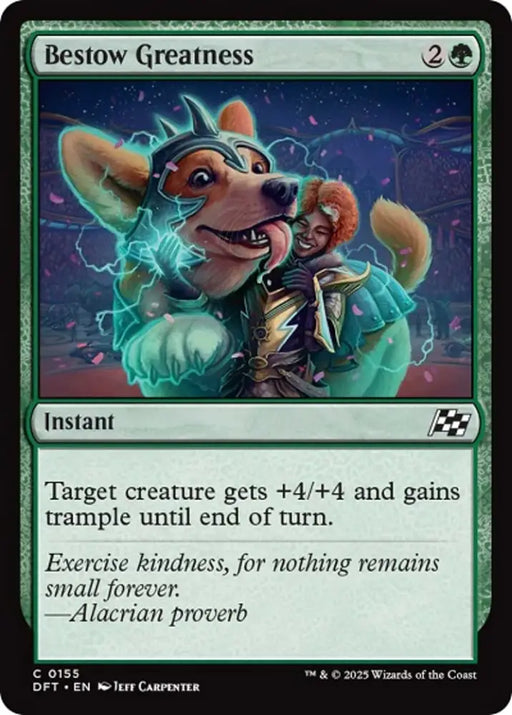 Bestow Greatness [Aetherdrift] - MTG Single