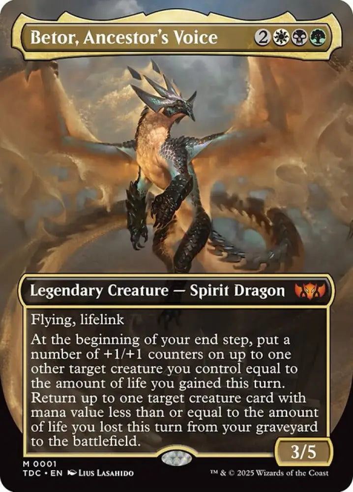 Betor, Ancestor's Voice (1) [Tarkir: Dragonstorm Commander]
