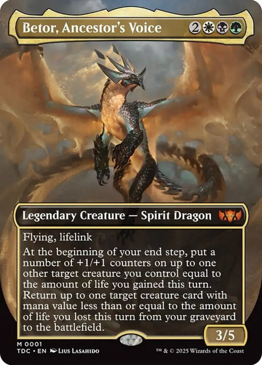 Betor, Ancestor's Voice (1) [Tarkir: Dragonstorm Commander]