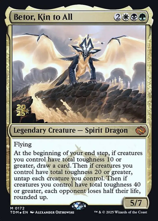 Betor, Kin to All (172s) [Tarkir: Dragonstorm Promos]