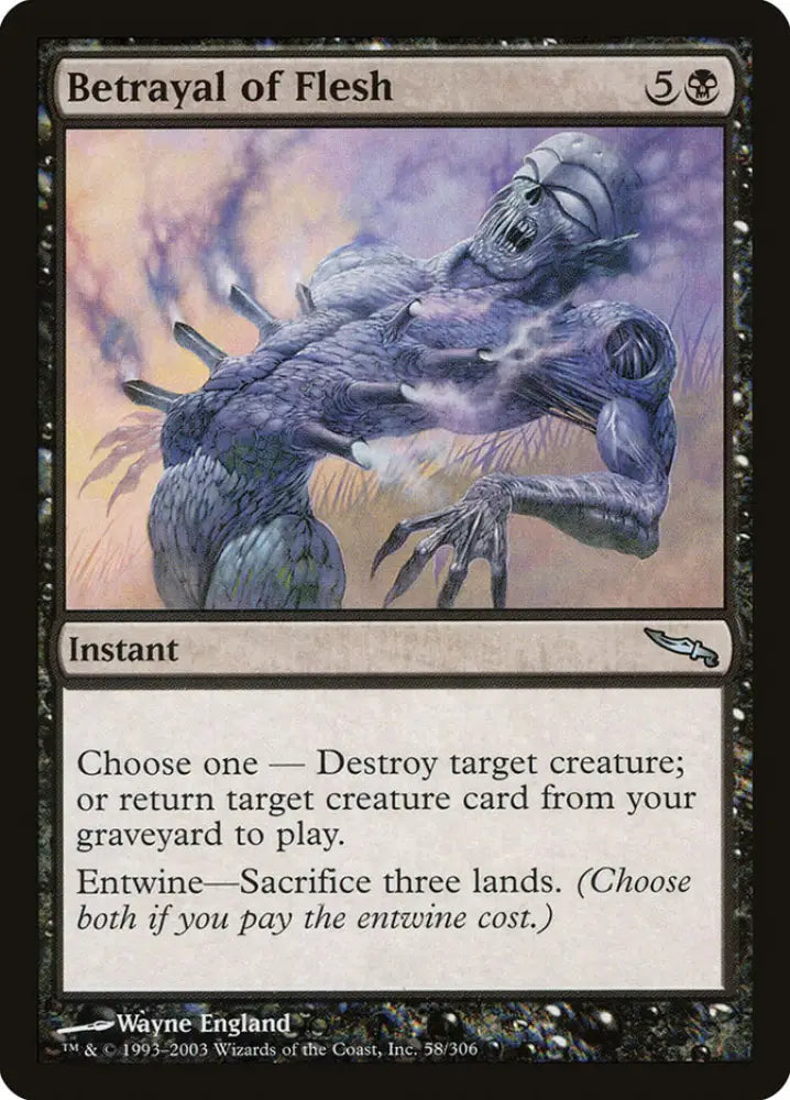 Betrayal of Flesh [Mirrodin] - MTG Single