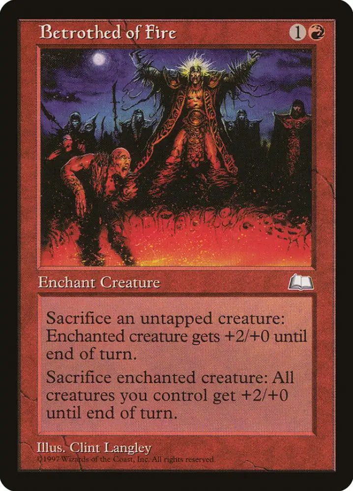 Betrothed of Fire [Weatherlight] - MTG Single