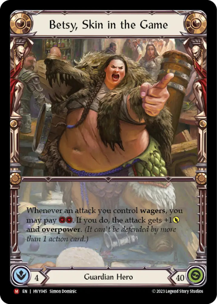 Betsy Skin in the Game [Heavy Hitters] - Flesh And Blood Single