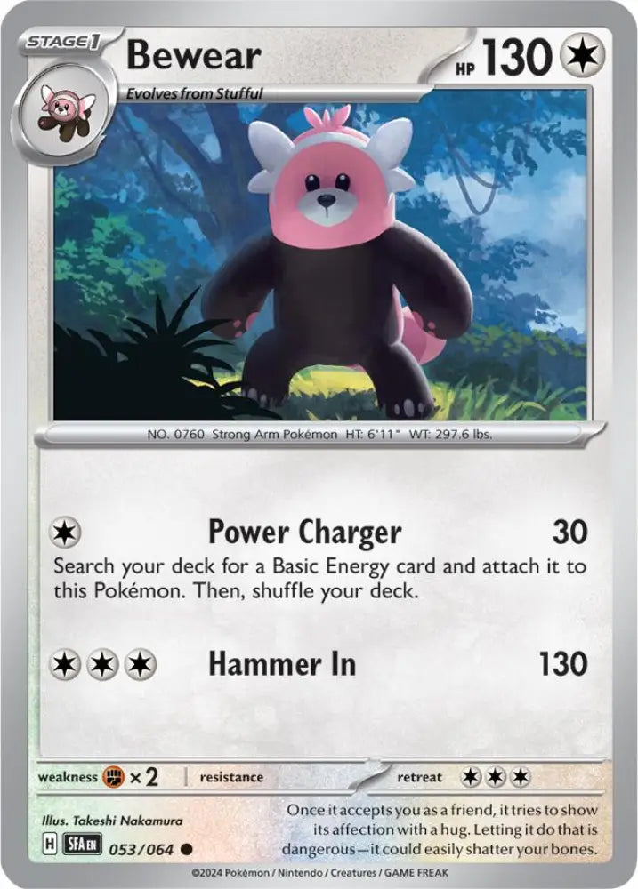 Bewear (053/064) [Scarlet & Violet: Shrouded Fable] - Pokemon Single