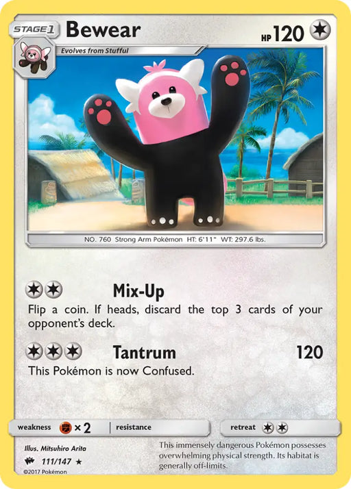 Bewear (111/147) [Sun & Moon: Burning Shadows] - Pokemon Single