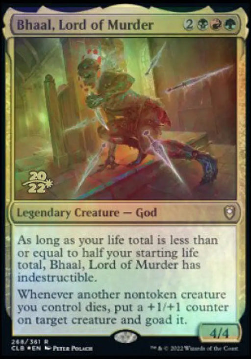 Bhaal Lord of Murder [Commander Legends: Battle for Baldur’s Gate Prerelease Promos] - MTG Single