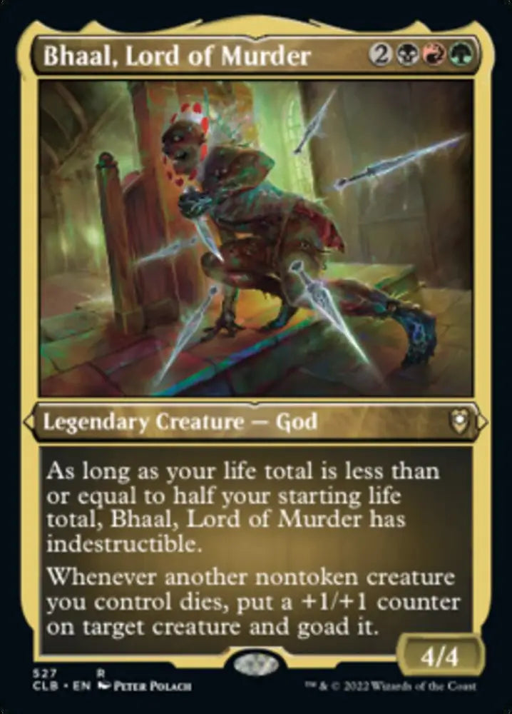 Bhaal Lord of Murder (Foil Etched) [Commander Legends: Battle for Baldur’s Gate] - MTG Single