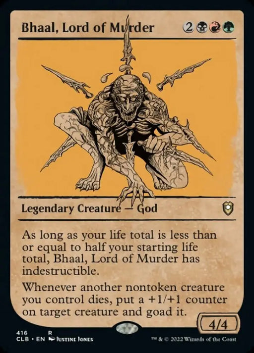 Bhaal Lord of Murder (Showcase) [Commander Legends: Battle for Baldur’s Gate] - MTG Single