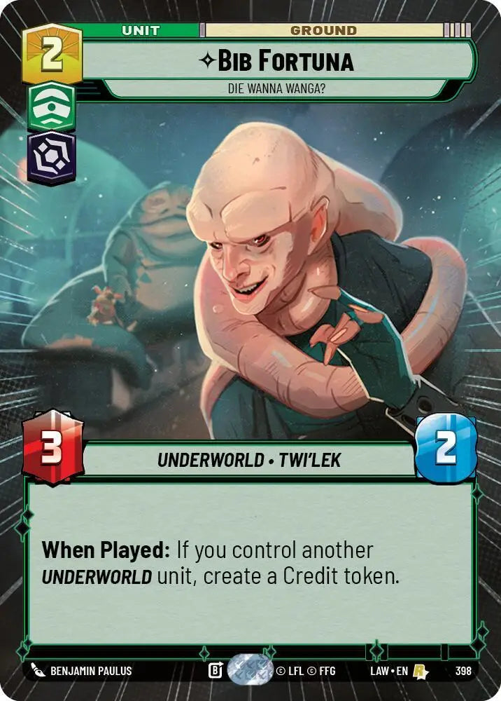 Bib Fortuna - Die Wanna Wanga? (Hyperspace) (398) [A Lawless Time]