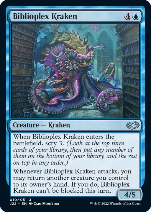 Biblioplex Kraken [Jumpstart 2022] - MTG Single