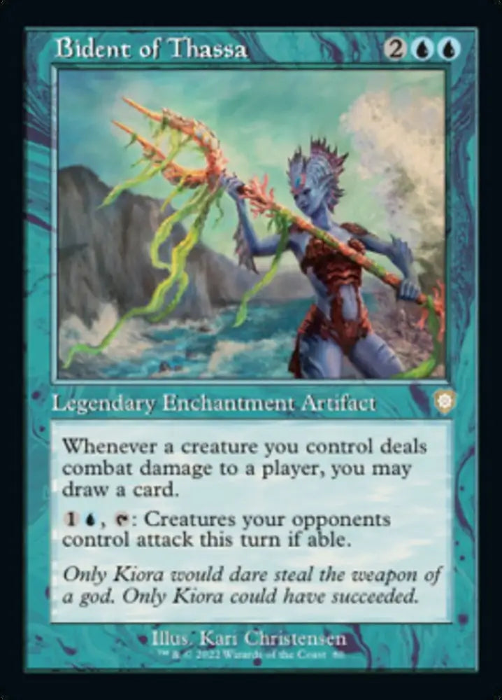 Bident of Thassa (Retro) [The Brothers’ War Commander] - MTG Single