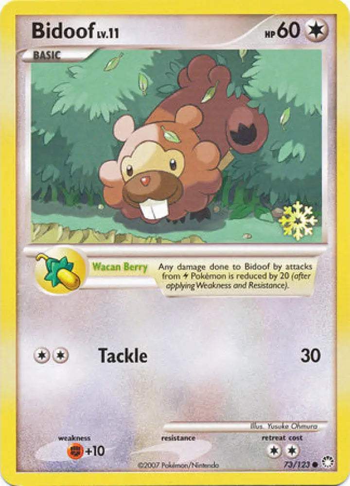 Bidoof (73/123) [Countdown Calendar Promos] - Pokemon Single