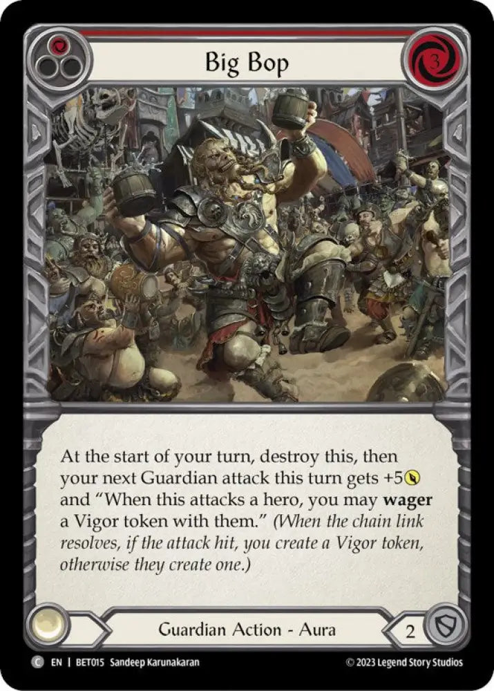 Big Bop (Red) [Heavy Hitters] (Betsy Blitz Deck) - Flesh And Blood Single