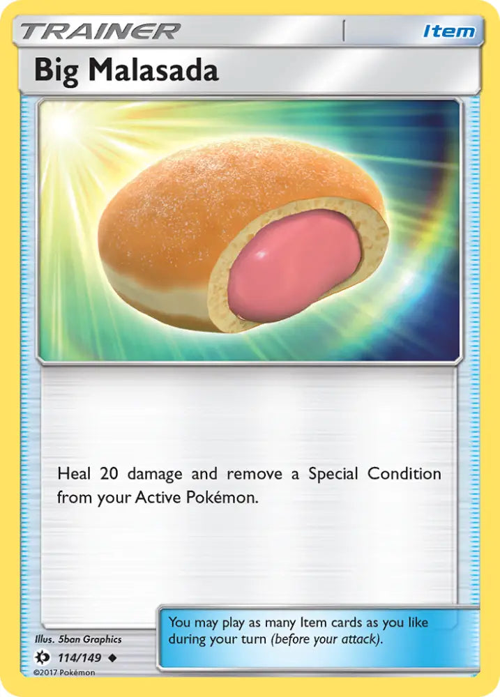 Big Malasada (114/149) [Sun & Moon: Base Set] - Pokemon Single