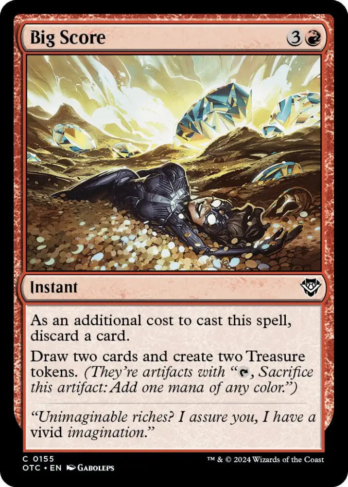 Big Score [Outlaws of Thunder Junction Commander] - MTG Single