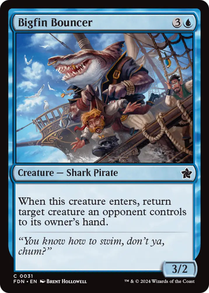 Bigfin Bouncer [Foundations] - MTG Single
