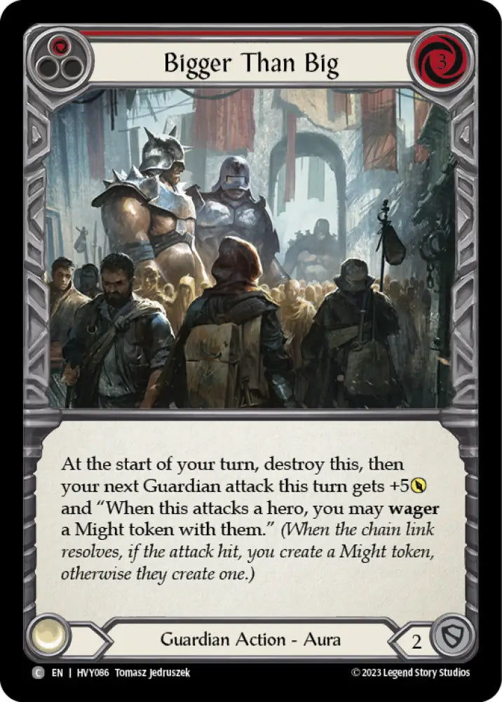 Bigger Than Big (Red) [Heavy Hitters] - Flesh And Blood Single