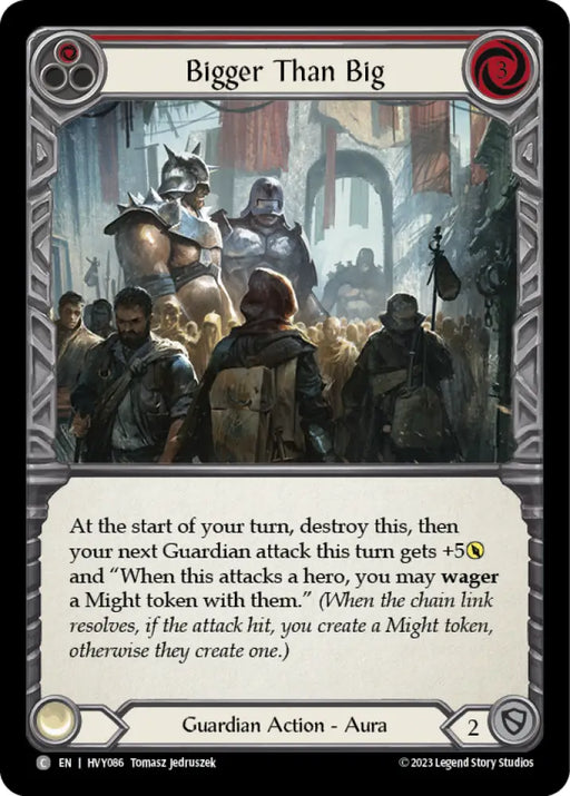 Bigger Than Big (Red) [Heavy Hitters] - Flesh And Blood Single