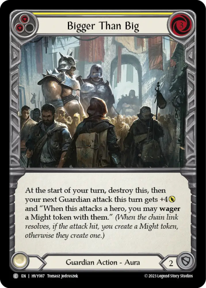 Bigger Than Big (Yellow) [Heavy Hitters] - Flesh And Blood Single