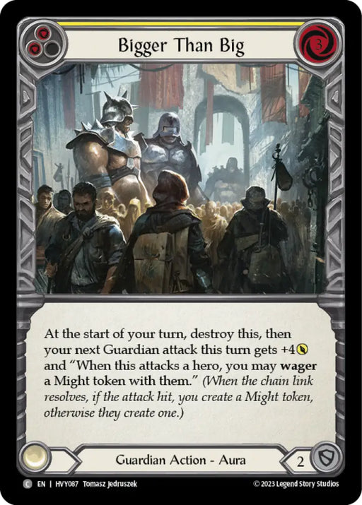 Bigger Than Big (Yellow) [Heavy Hitters] - Flesh And Blood Single