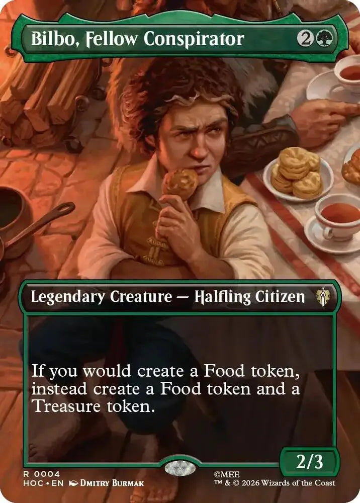 Bilbo, Fellow Conspirator (Borderless) (4) [The Hobbit: Eternal-Legal]