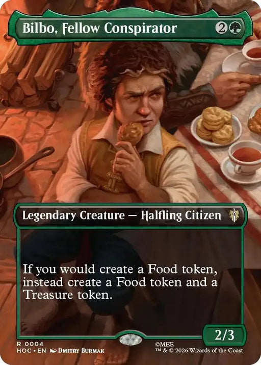 Bilbo, Fellow Conspirator (Borderless) (4) [The Hobbit: Eternal-Legal]
