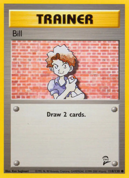 Bill (118/130) [Base Set 2] - Pokemon Single