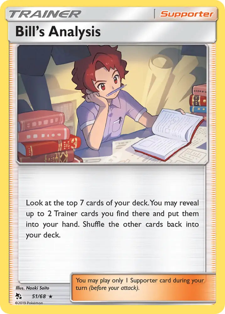 Bill’s Analysis (51/68) [Sun & Moon: Hidden Fates] - Pokemon Single