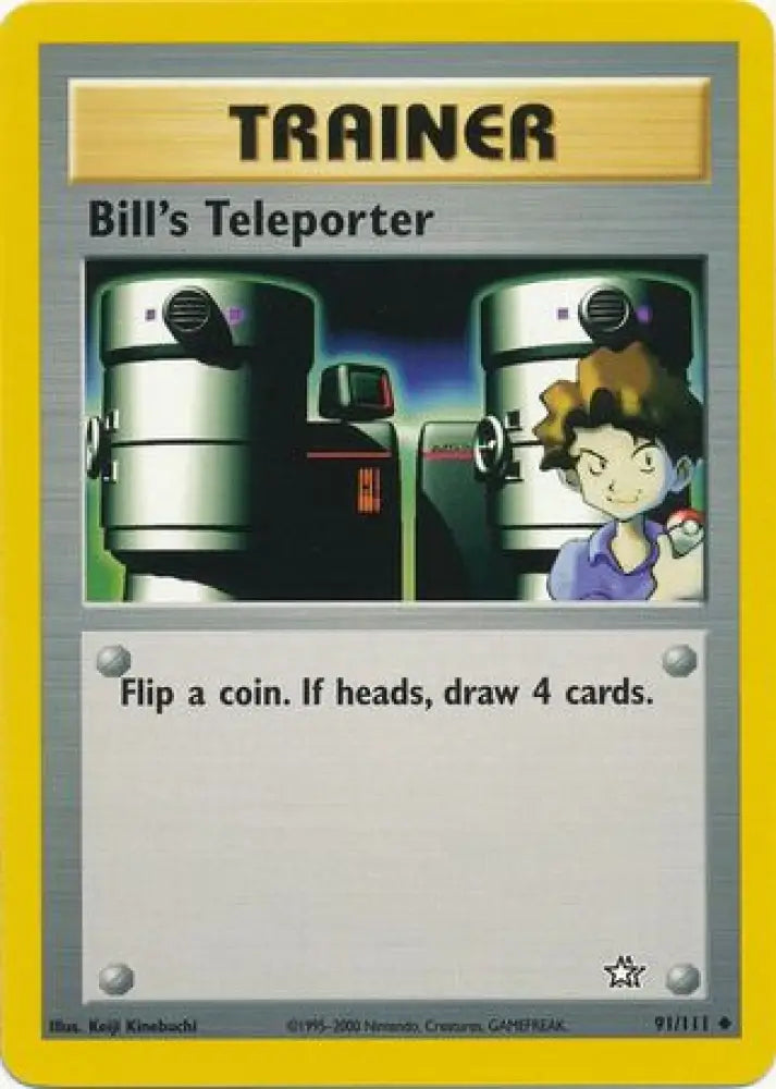 Bill’s Teleporter (91/111) [Neo Genesis Unlimited] - Pokemon Single