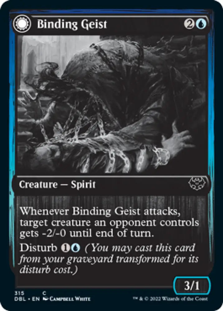 Binding Geist // Spectral Binding [Innistrad: Double Feature] - MTG Single