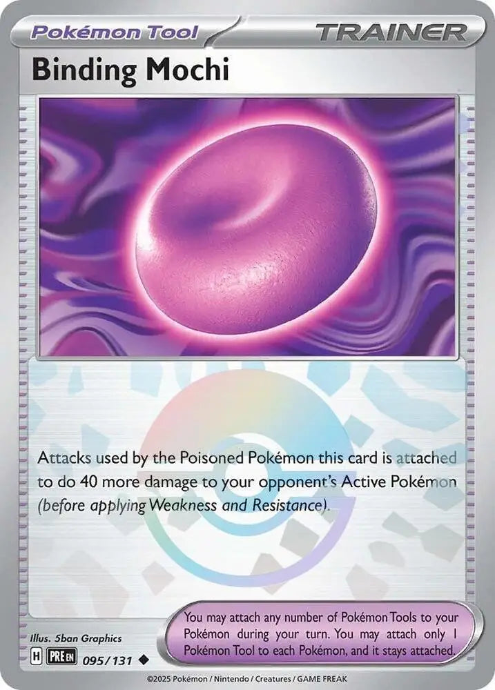 Binding Mochi (095/131) (Poke Ball Pattern) [Scarlet & Violet: Prismatic Evolutions] - Pokemon Single