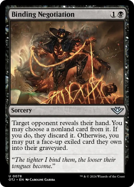 Binding Negotiation [Outlaws of Thunder Junction] - MTG Single