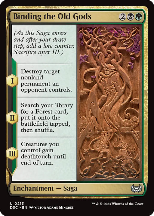 Binding the Old Gods [Duskmourn: House of Horror Commander] - MTG Single