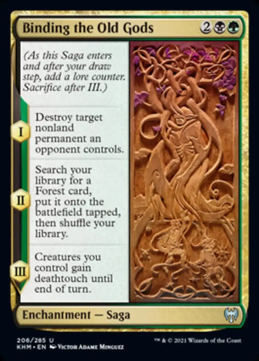 Binding the Old Gods [Kaldheim] - MTG Single