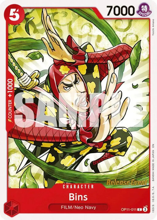 Bins (OP11-011) [A Fist of Divine Speed Release Event Cards]