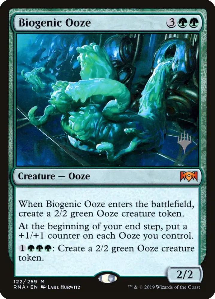 Biogenic Ooze (Promo Pack) [Ravnica Allegiance Promos] - MTG Single