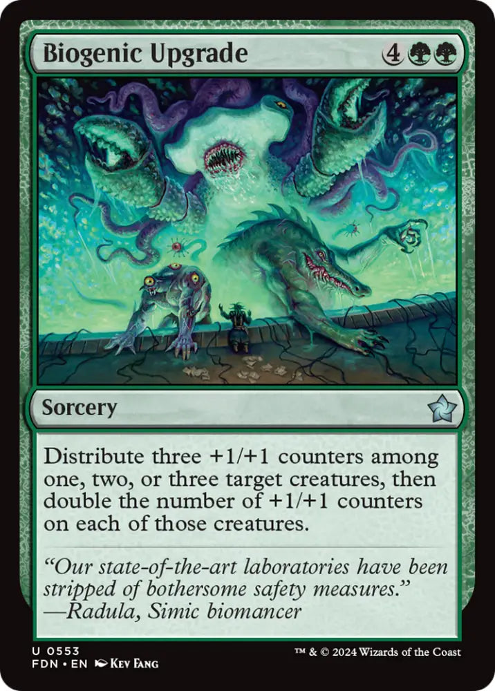 Biogenic Upgrade [Foundations] - MTG Single