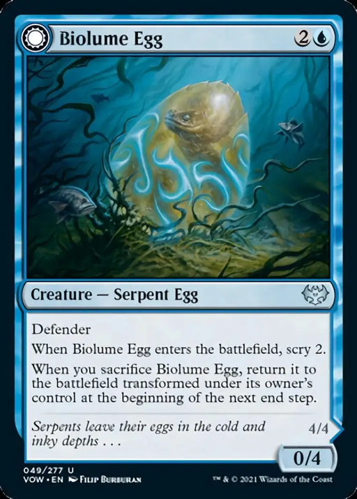 Biolume Egg // Biolume Serpent [Innistrad: Crimson Vow] - MTG Single