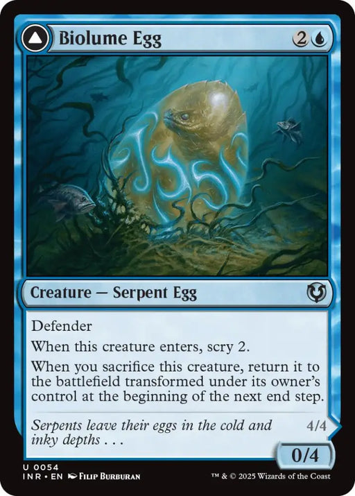 Biolume Egg // Biolume Serpent [Innistrad Remastered] - MTG Single