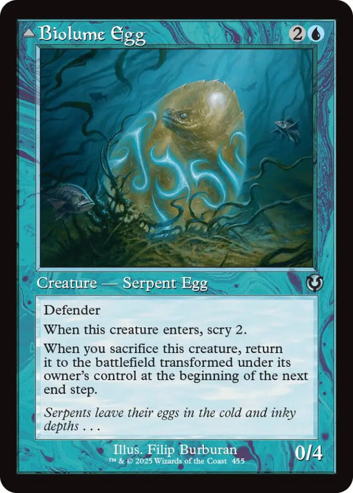 Biolume Egg // Biolume Serpent (Retro Frame) [Innistrad Remastered] - MTG Single