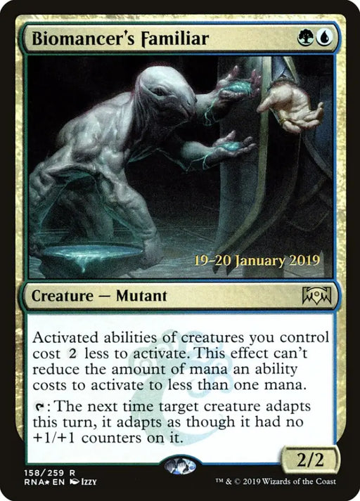 Biomancer’s Familiar [Ravnica Allegiance Prerelease Promos] - MTG Single