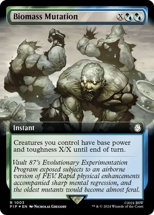 Biomass Mutation (Extended Art) (Surge Foil) [Fallout] - MTG Single