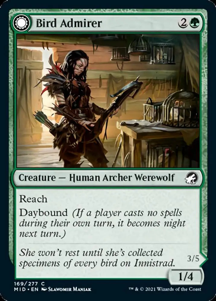 Bird Admirer // Wing Shredder [Innistrad: Midnight Hunt] - MTG Single