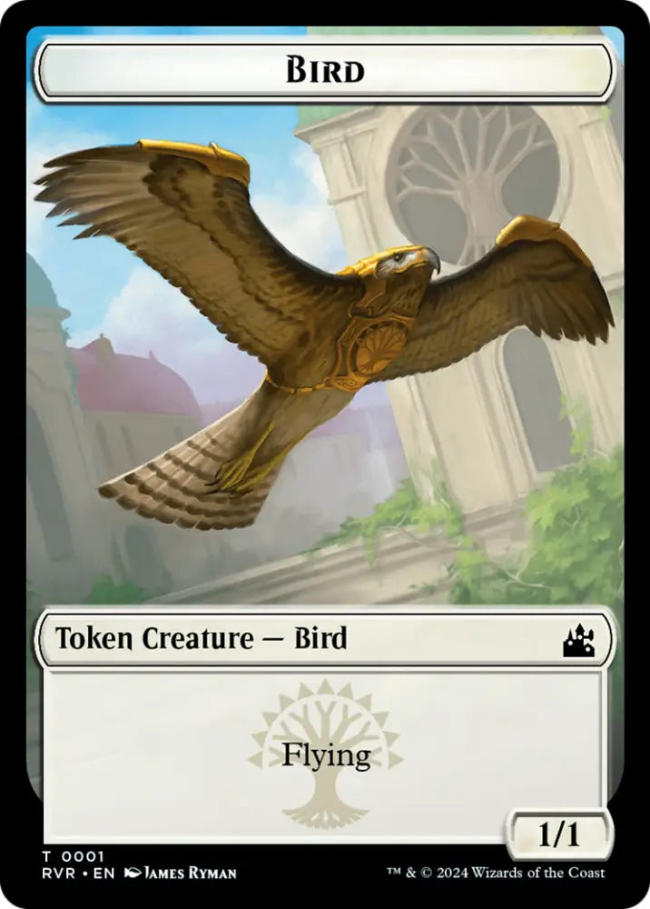 Bird // Beast Double-Sided Token [Ravnica Remastered Tokens] - MTG Single
