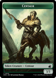 Bird // Centaur Double-Sided Token [Ravnica Remastered Tokens] - MTG Single